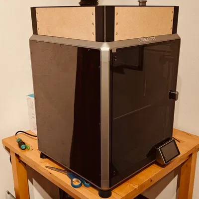 Creality K1 MAX 100mm glass riser - Bộ nâng kính 100mm