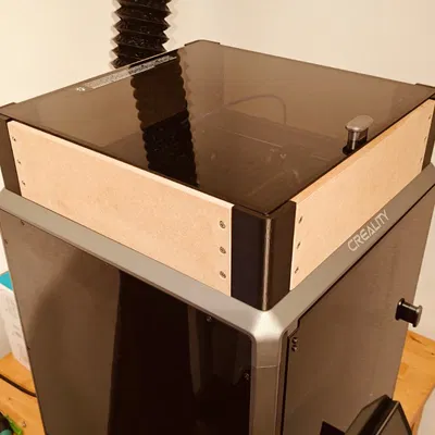 Creality K1 MAX 100mm glass riser - Bộ nâng kính 100mm