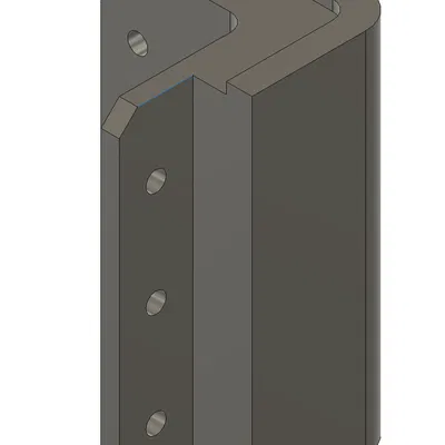 Creality K1 MAX 100mm glass riser - Bộ nâng kính 100mm