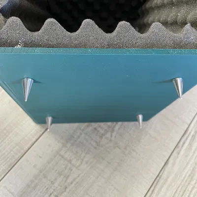 Thùng loa woofer 6" (6" woofer case) thiết kế bằng Gemini & OpenScad