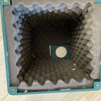 Thùng loa woofer 6" (6" woofer case) thiết kế bằng Gemini & OpenScad