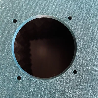 Thùng loa woofer 6" (6" woofer case) thiết kế bằng Gemini & OpenScad