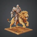 Paladin Kỵ Sư – Kỵ Sĩ Bọc Giáp Cưỡi Chiến Sư (Lion Rider Paladin) - Thumbnail 1