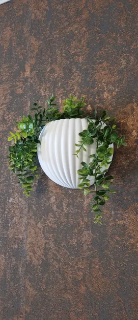 Ribbed Harmony – Bình hoa treo tường acoustic đa năng - Image 2