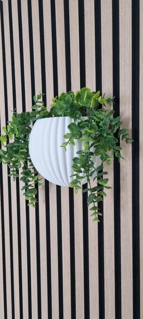 Ribbed Harmony – Bình hoa treo tường acoustic đa năng - Image 4