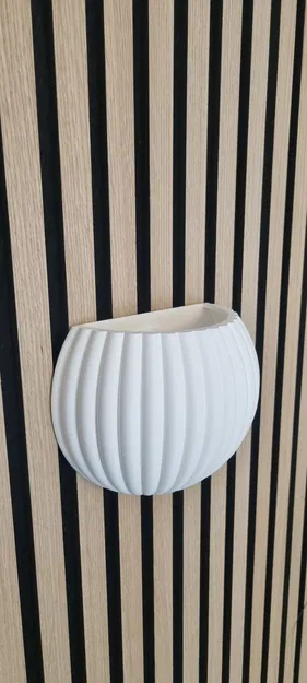 Ribbed Harmony – Bình hoa treo tường acoustic đa năng - Image 6