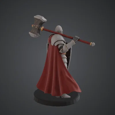 Warhammer Paladin Knight – Hiệp Sĩ Hộ Vệ Giáp Trụ với Khiên Huy Hiệu