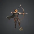 Cung Thủ Ranger Giả Tưởng – Thợ Săn Longbow Áo Choàng Bay - Thumbnail 1