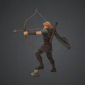Cung Thủ Ranger Giả Tưởng – Thợ Săn Longbow Áo Choàng Bay - Thumbnail 2