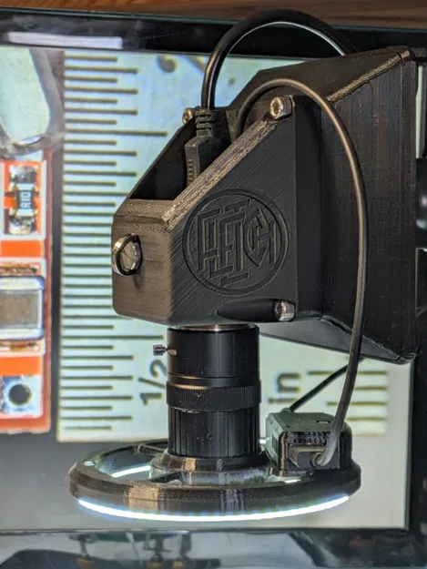 Digital Soldering Microsope – Giá đỡ & đèn cho kính hiển vi số DIY - Image 1