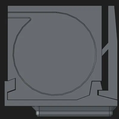 Parametric gridfinity LARGE SMD tape holder V3 (tuỳ chỉnh bề rộng)