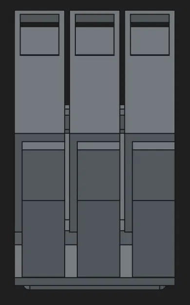Parametric gridfinity LARGE SMD tape holder V3 (tuỳ chỉnh bề rộng) - Image 5