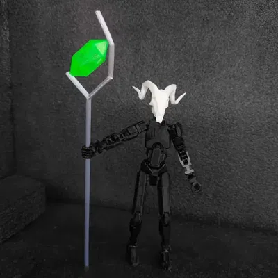 Gậy pháp sư kèm tinh thể cho Dummy13