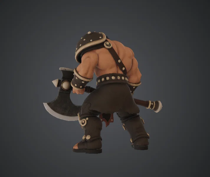 Chiến Binh Man Rợ Savage – Chiến Đấu Với Rìu Chiến Hai Lưỡi - Image 3