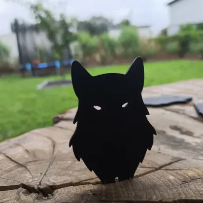 Móc khóa đầu sói (Wolf head keychains)
