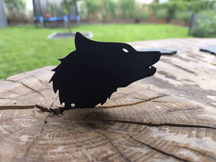 Móc khóa đầu sói (Wolf head keychains) - Image 3