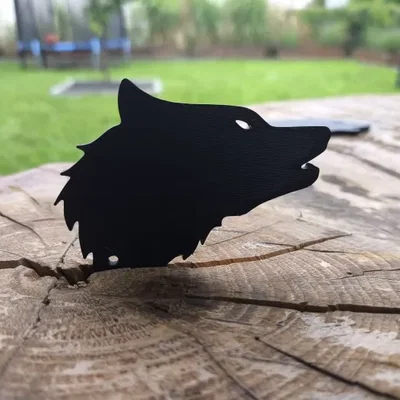 Móc khóa đầu sói (Wolf head keychains)