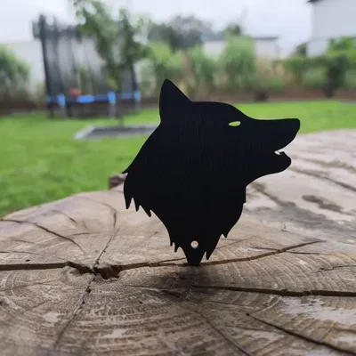 Móc khóa đầu sói (Wolf head keychains)