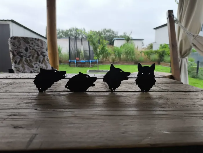 Móc khóa đầu sói (Wolf head keychains) - Image 5