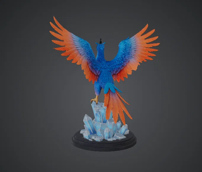 Crystal Phoenix Guardian – Phượng Hoàng Tinh Thể Hộ Vệ: Chim Lửa & Băng - Image 2