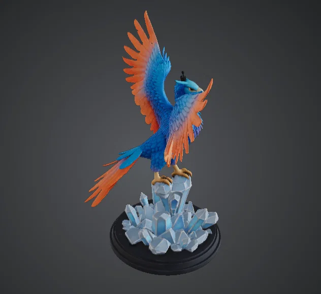 Crystal Phoenix Guardian – Phượng Hoàng Tinh Thể Hộ Vệ: Chim Lửa & Băng - Image 3
