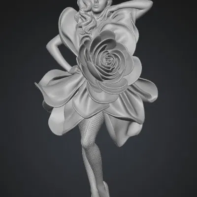 Đầm Crimson Rose Dress