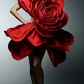 Đầm Crimson Rose Dress - Thumbnail 2