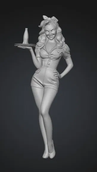 Coca-Cola Diner Pin-Up - Image 1
