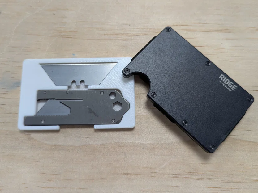 Miếng chèn ví Ridge cho BIGiDESIGN Titanium EDC Pocket Tool - Image 2
