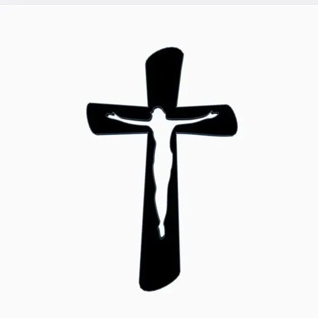 Cross1 – Mẫu thánh giá trang trí - Image 1