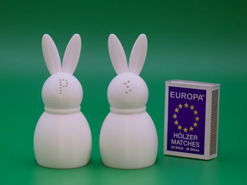 Thỏ Phục Sinh rắc Muối & Tiêu (Easter Bunny Salt and Pepper Shakers) - Image 3