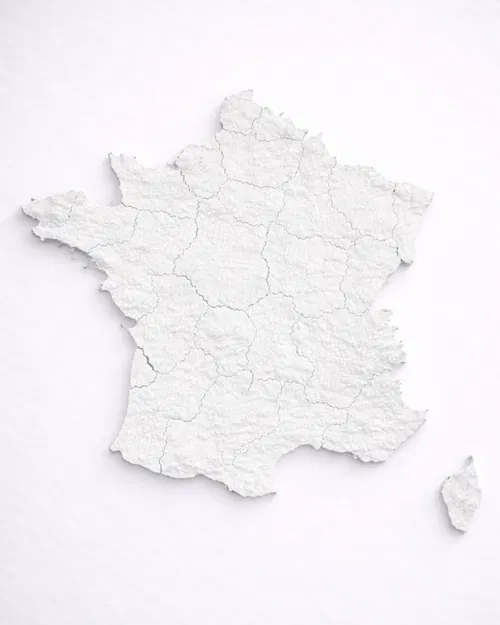 France 3d Modell – Mô hình 3D Pháp - Image 1