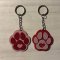Animal Paw Heart – Móc Khóa Dấu Chân Thú Cưng & Trái Tim - Thumbnail 1