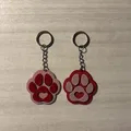 Animal Paw Heart – Móc Khóa Dấu Chân Thú Cưng & Trái Tim - Thumbnail 2