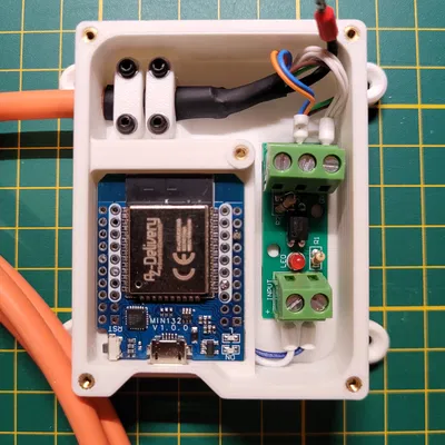 Hộp vỏ ESP32 D1 Mini kèm module optocoupler