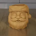 Chậu Trồng Cây Đầu Ông Già Noel (Santa Claus Head Planter Pot) - STL In 3D - Thumbnail 1