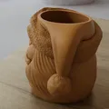 Chậu Trồng Cây Đầu Ông Già Noel (Santa Claus Head Planter Pot) - STL In 3D - Thumbnail 2