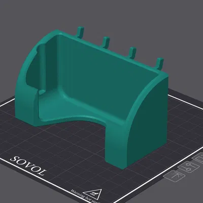 Giá đỡ bộ bit tua vít LTT Precision cho pegboard lỗ cách 1 inch