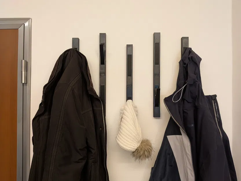 Móc treo áo gắn tường kiểu hiện đại có thể thu gọn (retractable) - Image 4