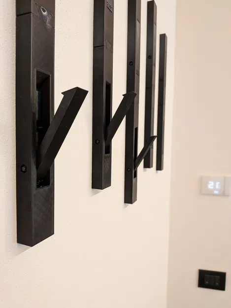 Móc treo áo gắn tường kiểu hiện đại có thể thu gọn (retractable) - Image 7