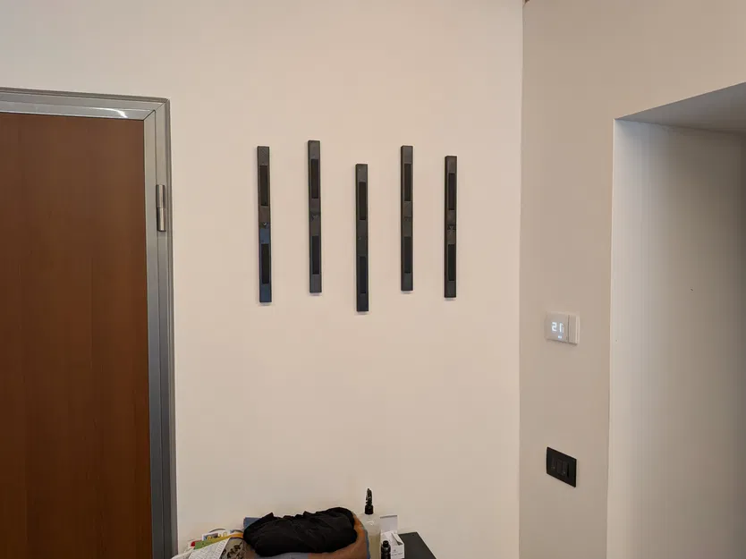 Móc treo áo gắn tường kiểu hiện đại có thể thu gọn (retractable) - Image 8