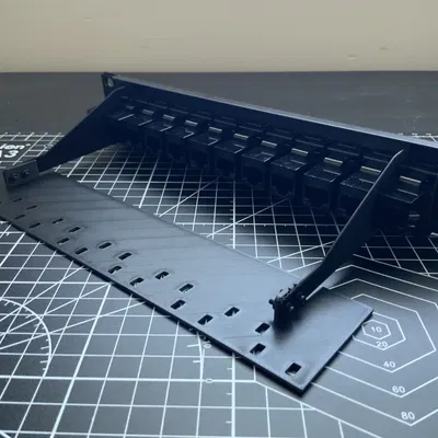 Thanh quản lý cáp cho Patch Panel 10" (Sokqovt)