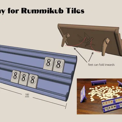 Khay đựng quân Rummikub (Tray for Rummikub Tiles)
