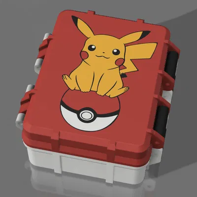 pokemon doosje - Hộp đựng thẻ Pokémon kèm bao bảo vệ