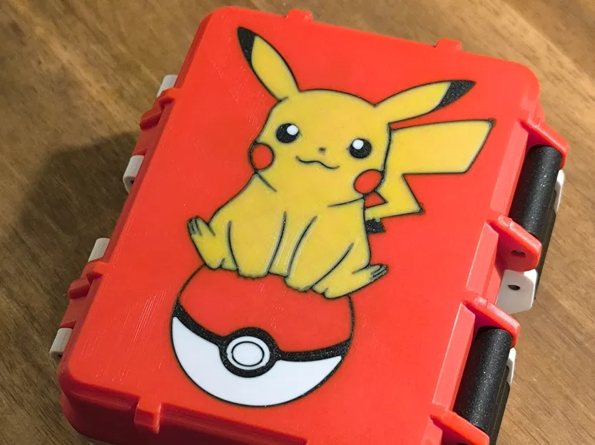 pokemon doosje - Hộp đựng thẻ Pokémon kèm bao bảo vệ - Image 2