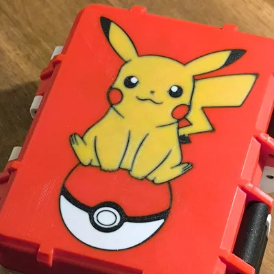 pokemon doosje - Hộp đựng thẻ Pokémon kèm bao bảo vệ