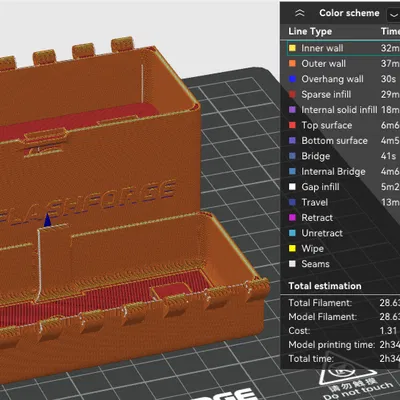Hộp đựng nozzle AD5M cho nozzle Phaetus/no-name (FlashForge Adventurer 5M)