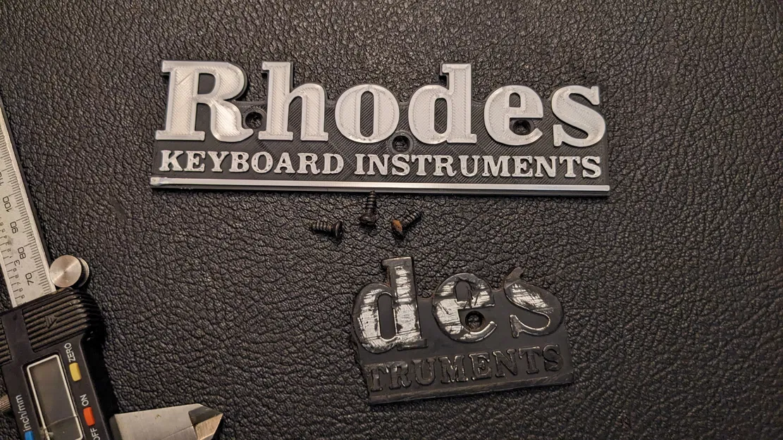 Logo Sau Đàn Fender Rhodes (Rear Logo) - Image 1