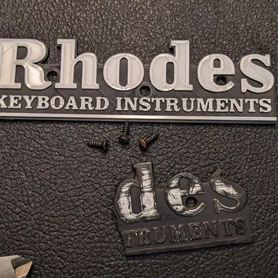 Logo Sau Đàn Fender Rhodes (Rear Logo)