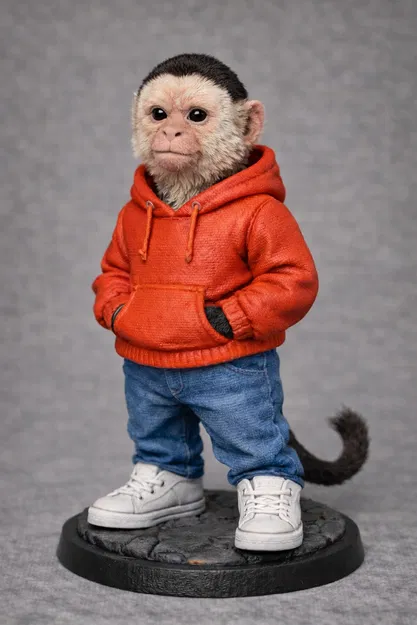 Khỉ Capuchin Ngầu (Cool Capuchin Monkey) - Image 1